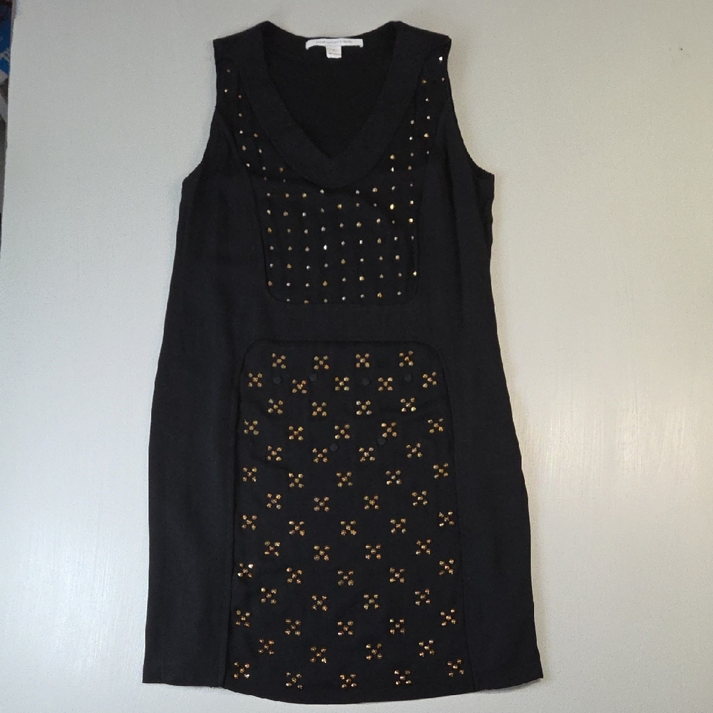 Diane Von Furstenberg Twiggy Hot Fix Check Dress